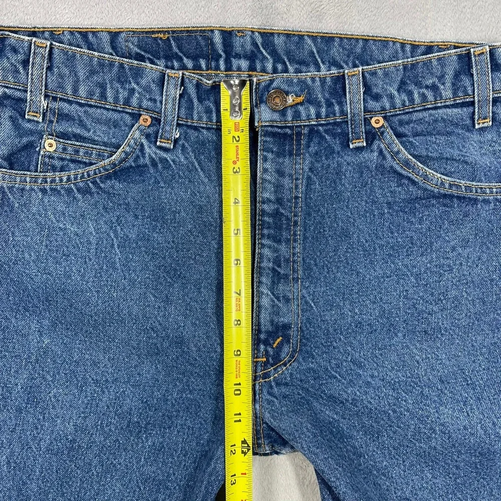Vtg 90's Levis 517 Jeans 36x38(34x37) USA Orange Tab Bell Bottom Flare Upcycled
